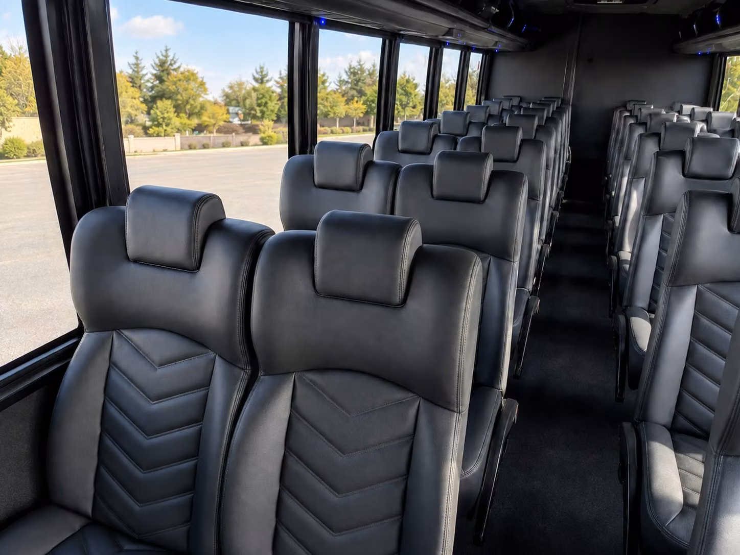 15 passenger minibus inside