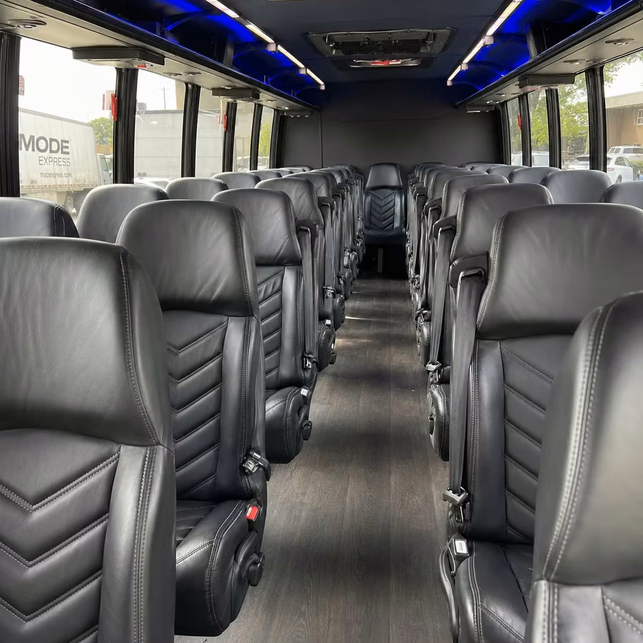 30 passenger minibus inside